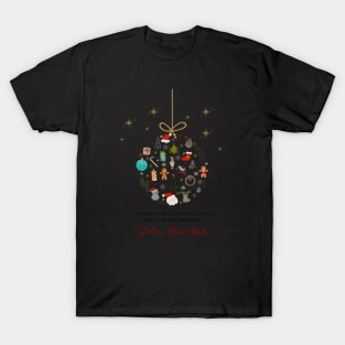 Corporate Postcard Christmas Ornament T-Shirt